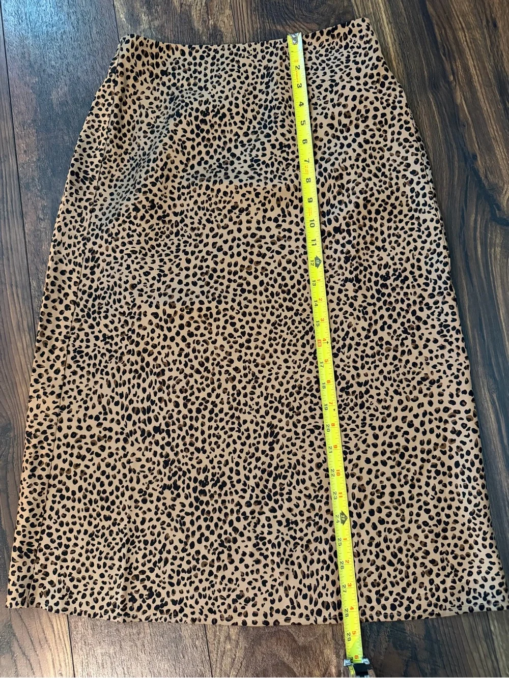 J. Crew Leopard Print Midi Skirt - Tan & Black